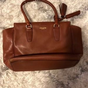 Coach leather handbag